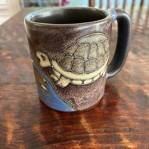 Mara turtle and frog mug